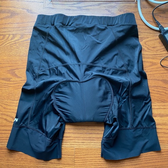 Men’s Btwin Biking Shorts Sz XL Black Padded - Picture 5 of 5